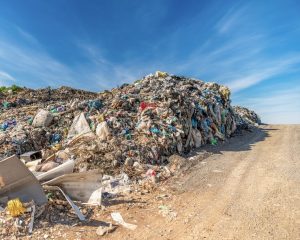 L'immagine mostra una discarica nell'ambito dei danni ambientali procurati da tutti i rifiuti speciali non smaltiti.