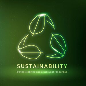 Una gestione etica dei propri rifiuti aziendali è utile in termini di sostenibilità e anche riduzione di sprechi e risparmio di risorse. In questa foto il simbolo di un futuro ecosostenibile.